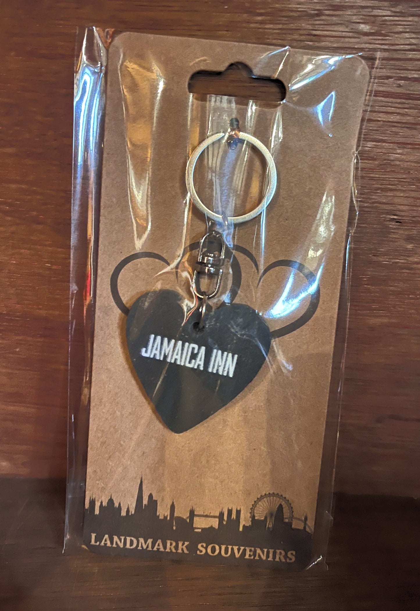 Jamaica Inn Slate Heart Keyring image 0