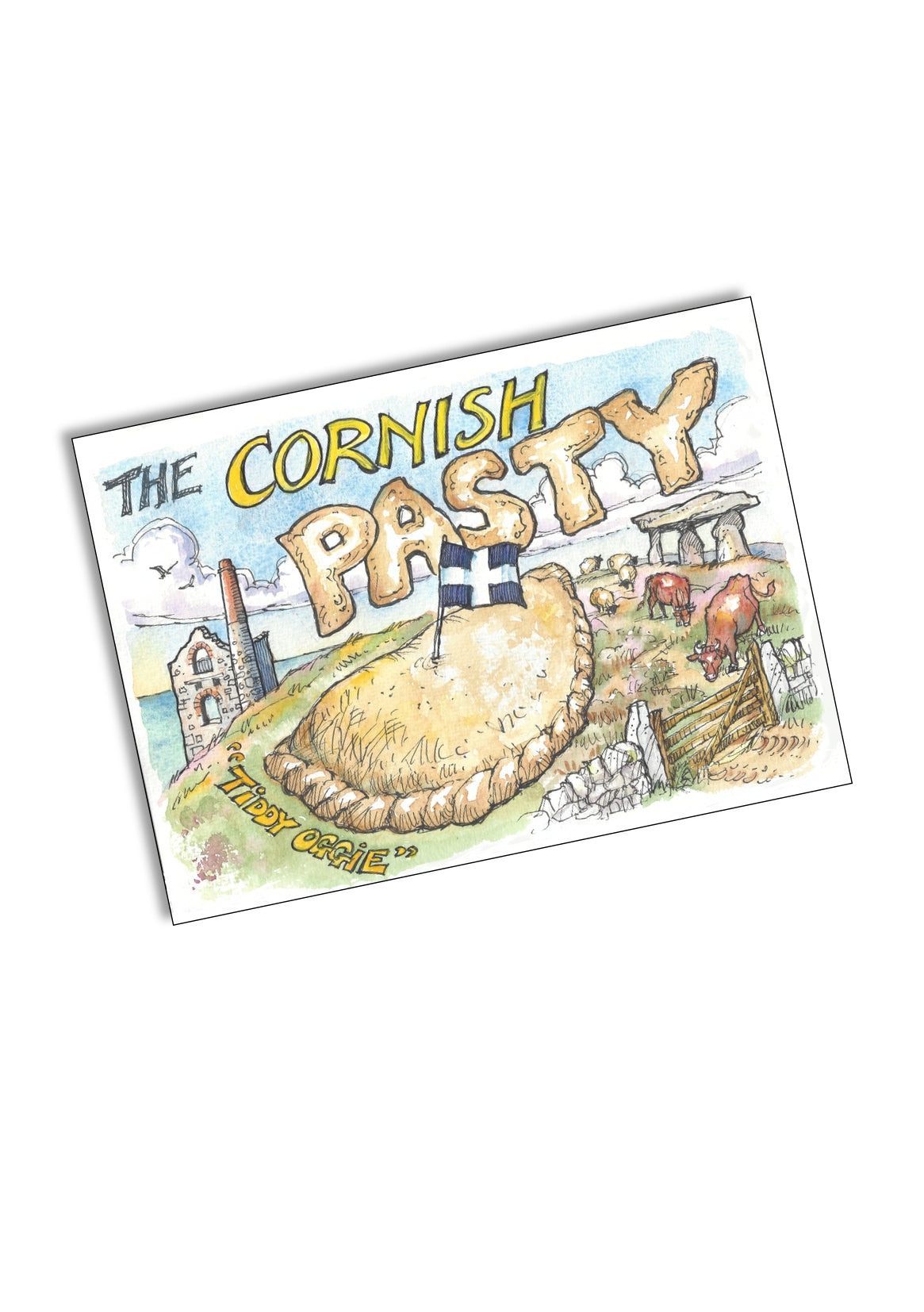 Cornish Pasty tinplate Magnet image 0