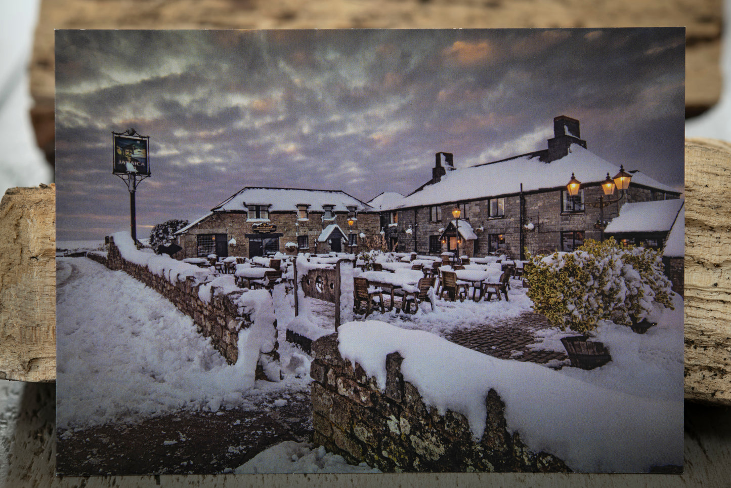 Jamaica Inn Postcard - Snow