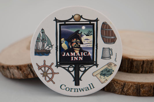 Round Jamaica Inn Cornwall Magnet