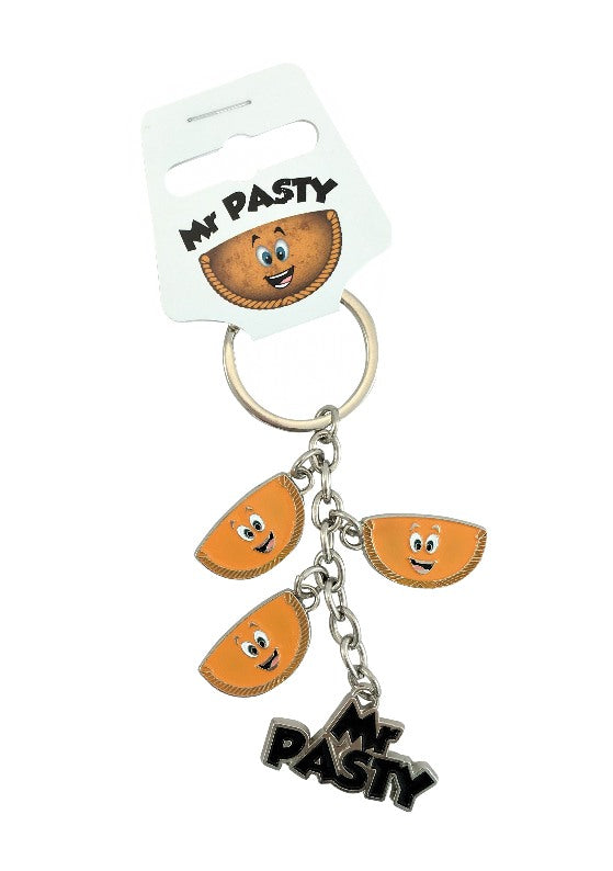 Cornish Pasty charm keyring image 0